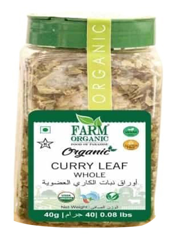 

Farm Organic Gluten Free Curry Leaves, 40g