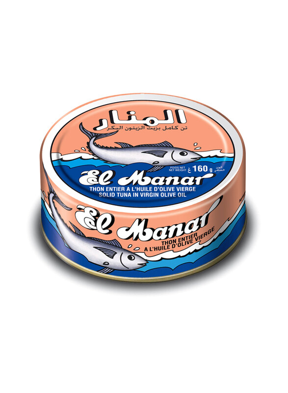 

El Manar Solid Tuna In Virgin Olive Oil, 160g