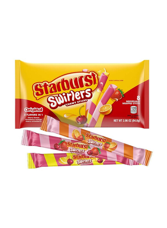 

Starburst Swirlers Chewy Sticks Candy Share Size, 84g