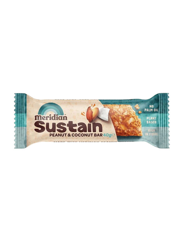 

Meridian Natural Peanut Butter and Coconut Bar, 40g