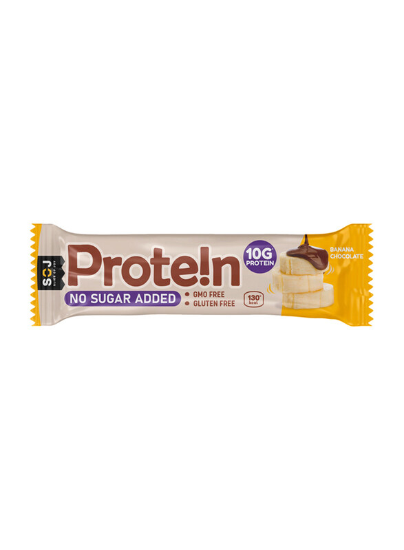 

SOJ Protein Bar, 40gm, Banana Chocolate