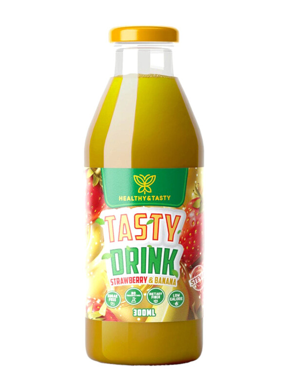 

Healthy & Tasty Strawberry & Banana Mix Fruit Juice, 300ml