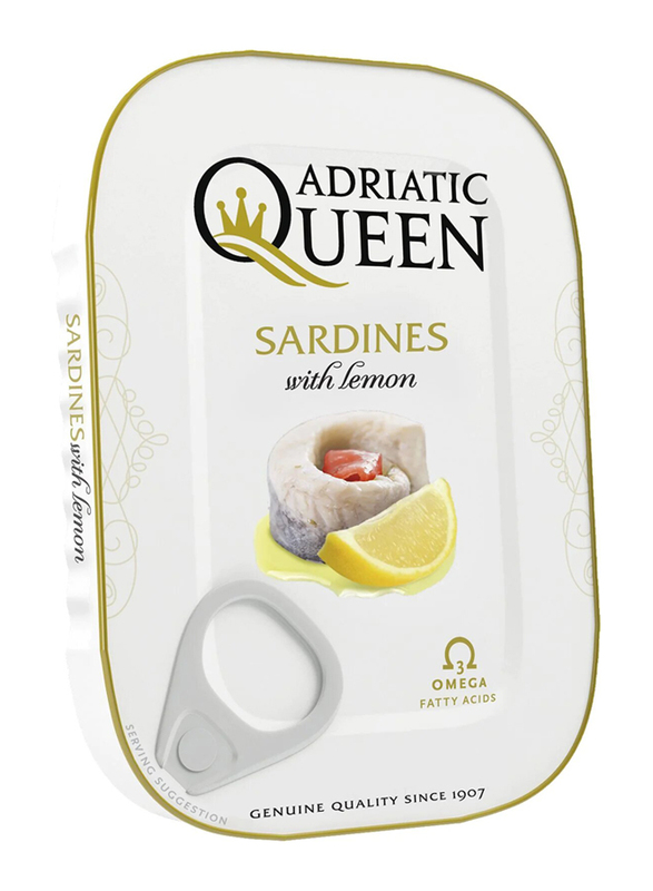 Adriatic Queen SardInes In Vegetable Oil with Lemon, 105g