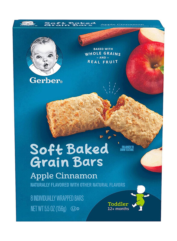 

Gerber Soft Baked Apple Cinnamon Grain Bars, 12+ Months, 156g