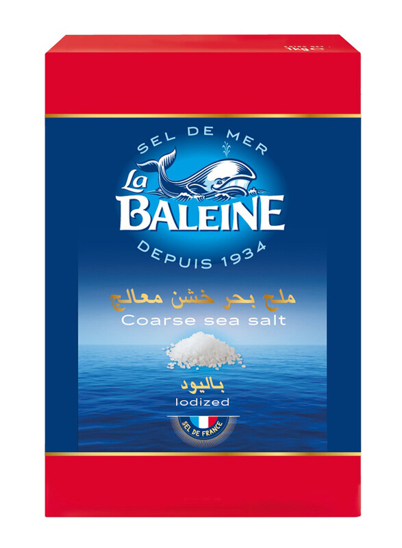 

La Baleine Cardboard Box Coarse Sea Salt, 1 Kg