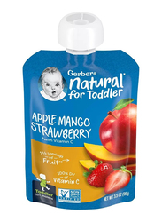 Gerber Toddler Apple Mango Strawberry, 12+ Months, 99g