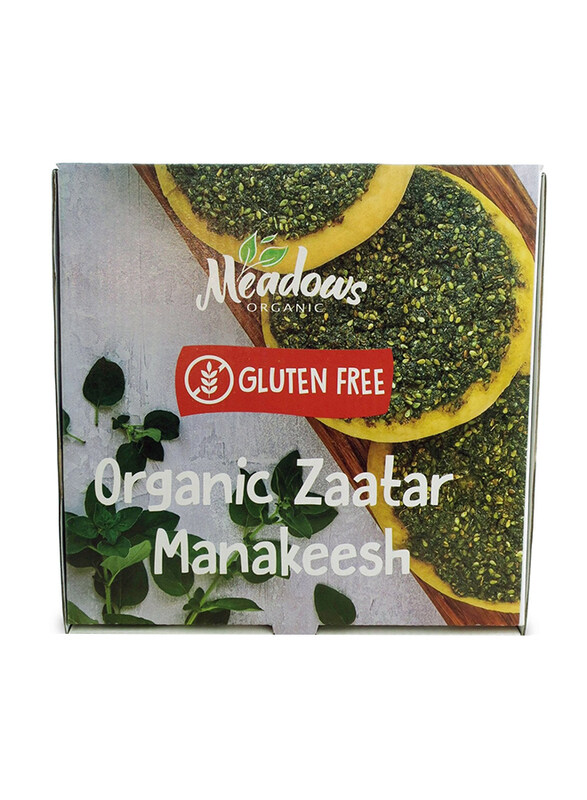 

Meadows Gluten Free and Dairy Free Organic Zaatar Manakish Bread, 200g