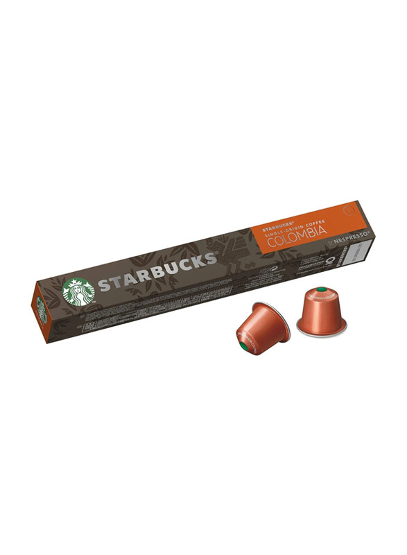 

Starbucks Single Origin Colombia By Nespresso Coffee Pods, 10 Capsules, 57g