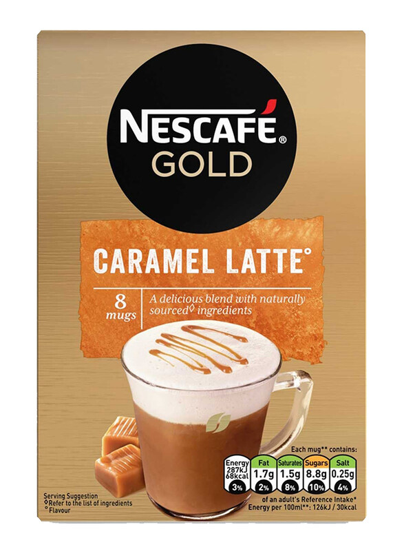 

Nescafe Gold Caramel Latte, 8 x 17g