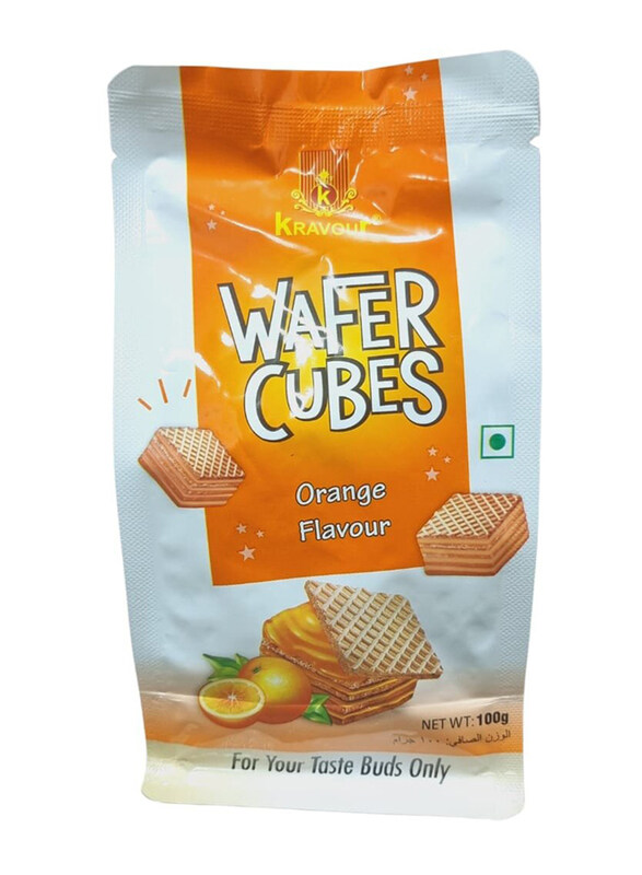 

Kravour Orange Wafer Cubes, 100g