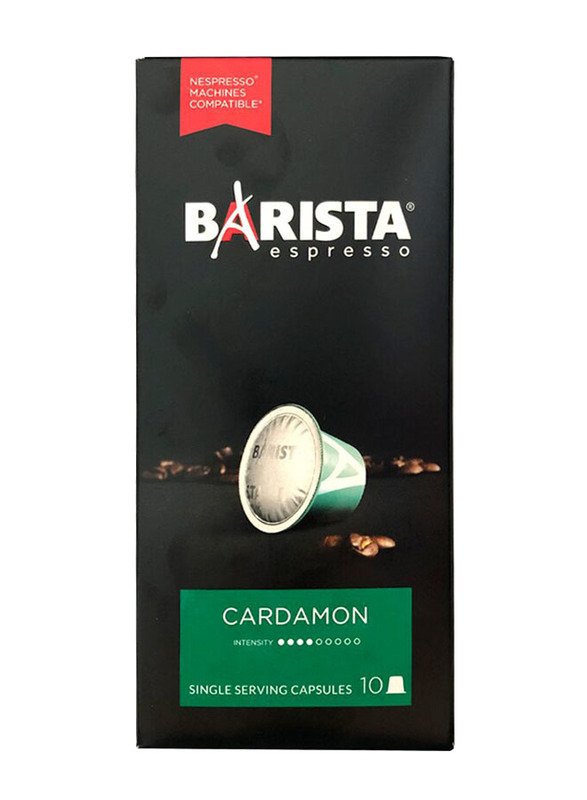 Barista Cardamom Coffee Capsules, 10 x 6g