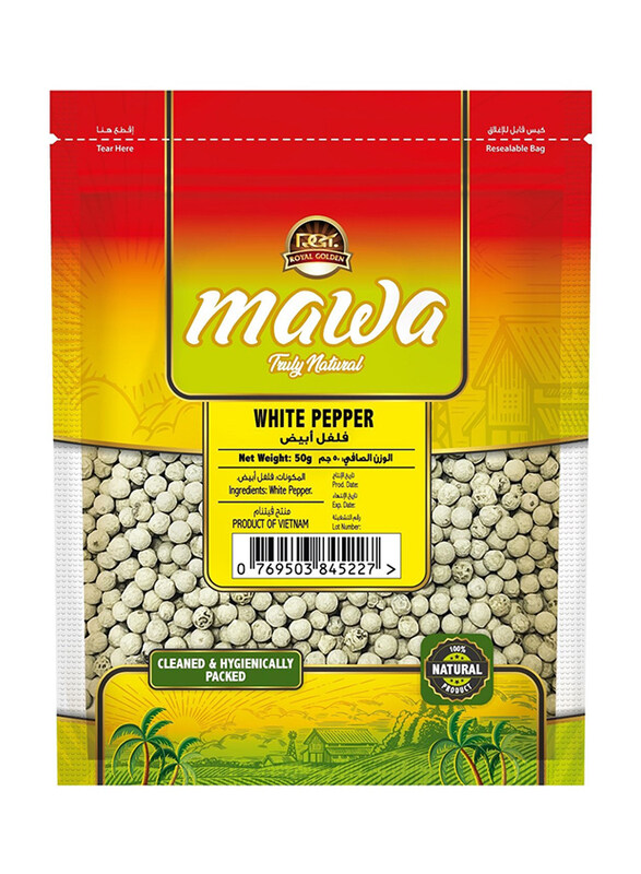 

Mawa White Pepper Whole, 50g