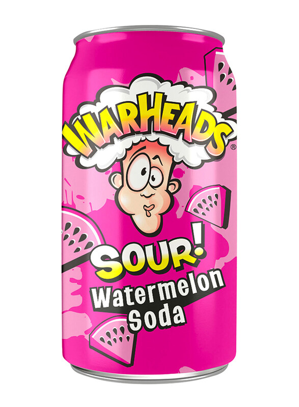 

Warheads Sour Watermelon Soda, 355ml
