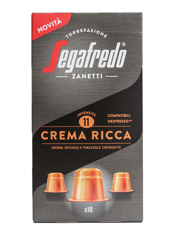 

Segafredo Zanetti Crema Ricca Coffee, 10 Capsules, 51g