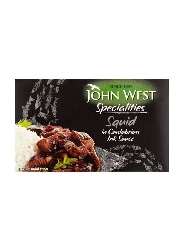 

John West Squid in Cantabrian Ink Sauce, 115g