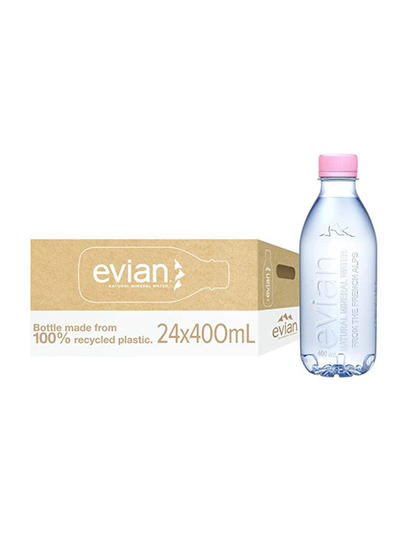 Evian Mineral Water, 24 Bottle x 400ml