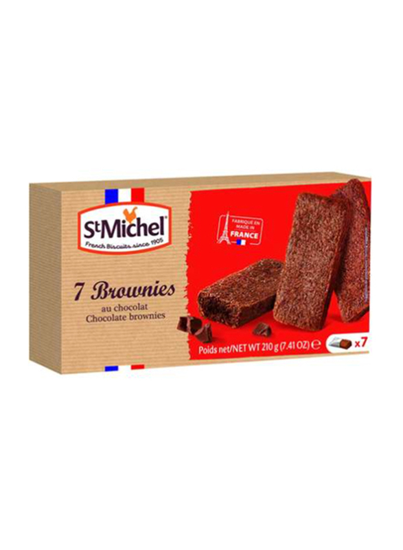 St Michel 7 Brownies Chocolate, 210g