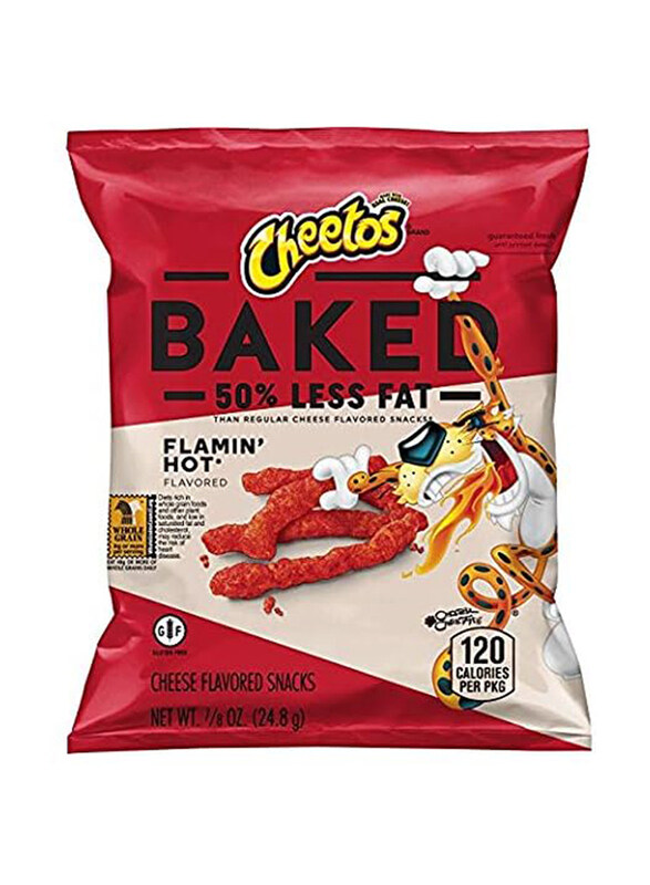 

Cheetos Crunchy Flaming Hot Cheese Flavoured Snacks, 24.8g