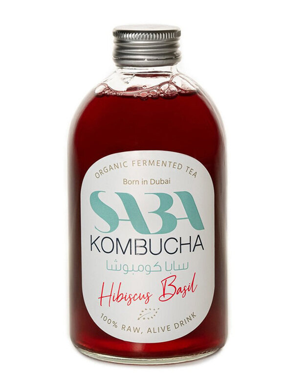 

L'atelier Bio Organic Saba Hibiscus Basil Kombucha, 275ml