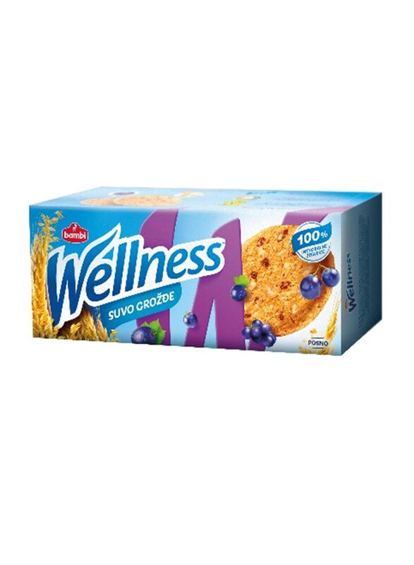 

Bambi Wellness Whole Wheat Biscuit With Raisins, 210g