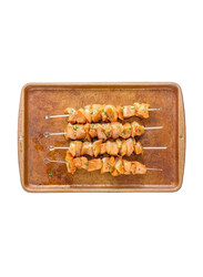 Skewers Marinated Chicken Breast Herbs, 5 x 100g