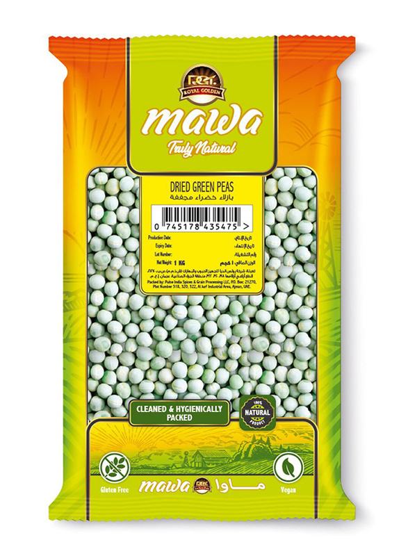 

Mawa Dried Green Peas, 1 Kg