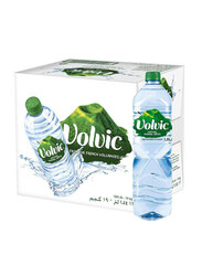 Volvic Natural Bottled Mineral Water, 12 Pieces x 1.5 Liter