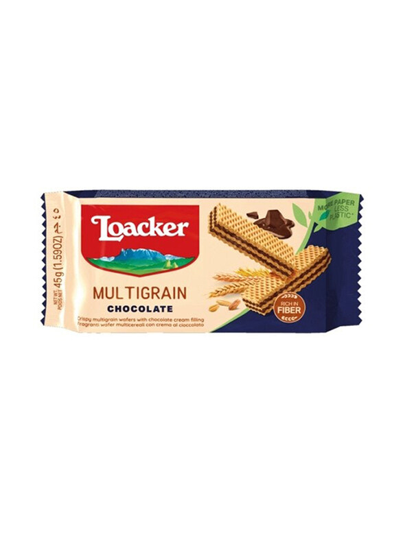 

Loacker Classic Multigrain Chocolate Crispy Wafers, 45g