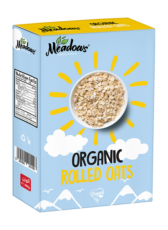 

Meadows Organic Rolled Oats, 400g