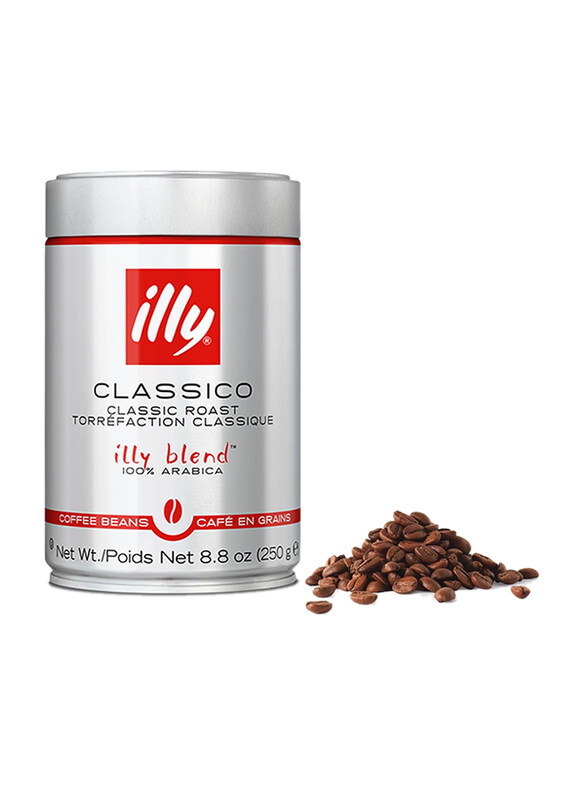 

Illy 100% Arabic Medium & Classic Roast Classico Whole Bean Coffee, 250g