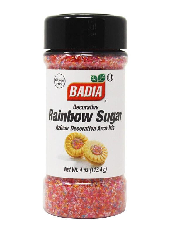 

Badia Gluten Free Rainbow Sugar, 113.4g