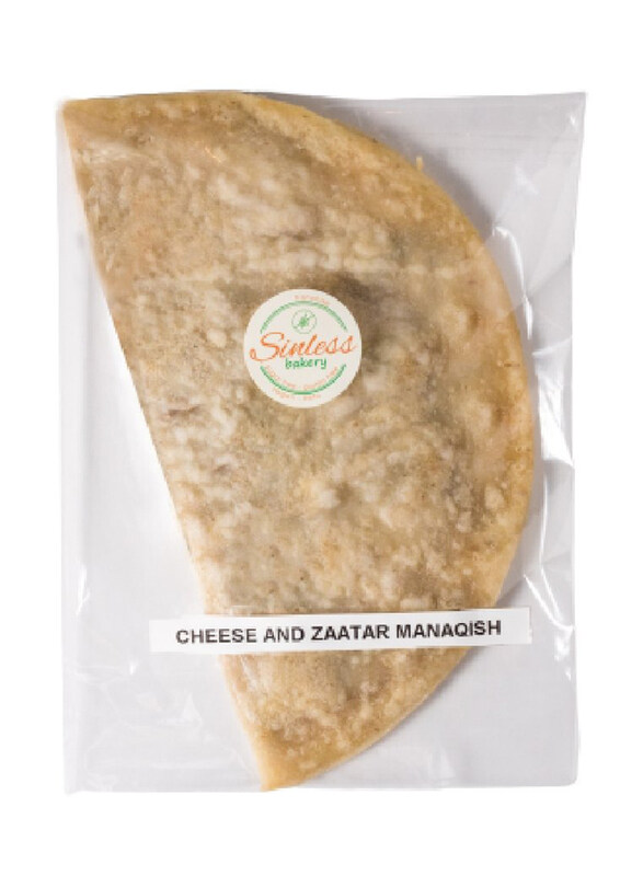 

Sinless Bakery Frozen Gluten Free Cheese & Zaatar Manaqish, 180g