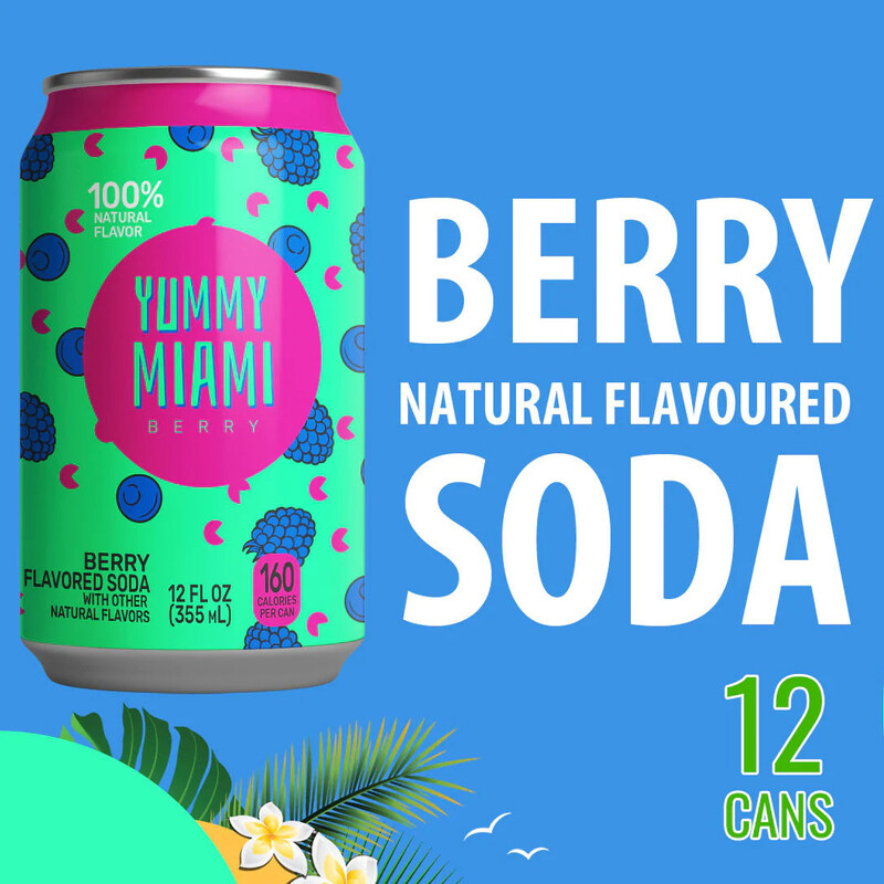 

Mountain Dew Yummy Miami Berry Can, 12 x 355ml