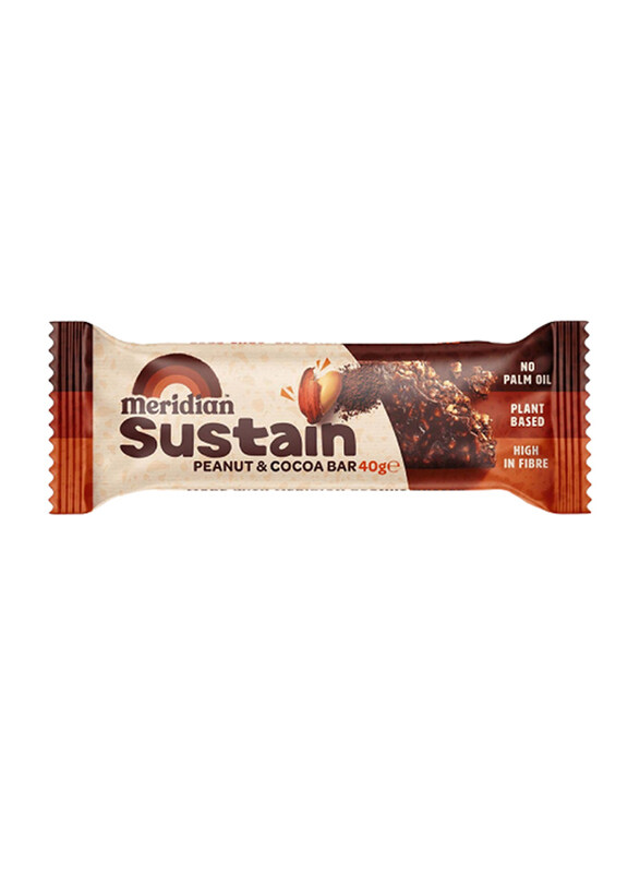 

Meridian Natural Peanut Butter & Cocoa Bar, 40g