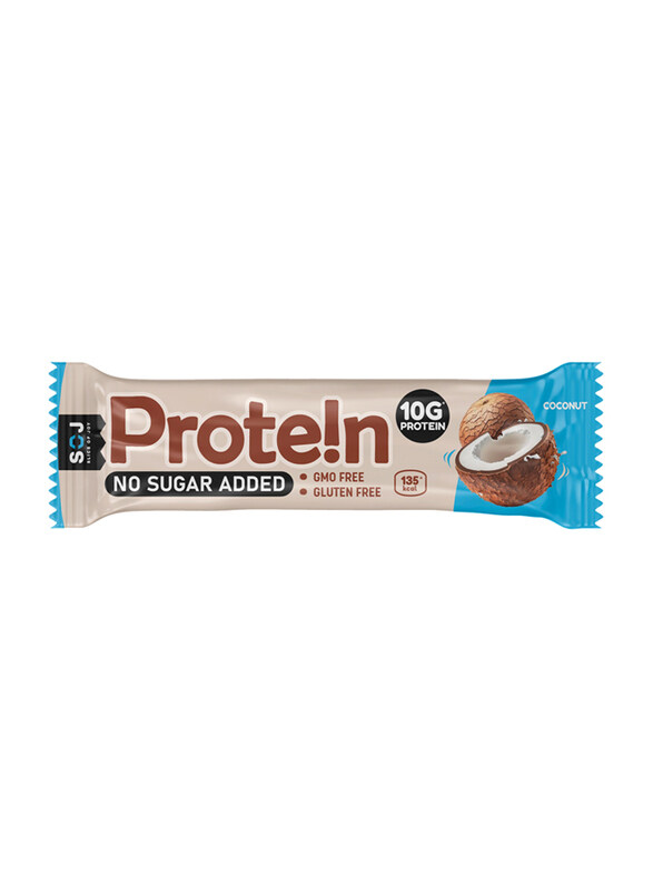 

SOJ Protein Bar, 40gm, Coconut