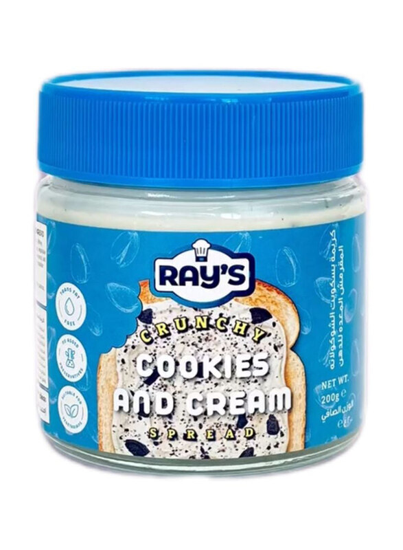 

Ray's Crunchy Cookies and Cream Spread, 200g