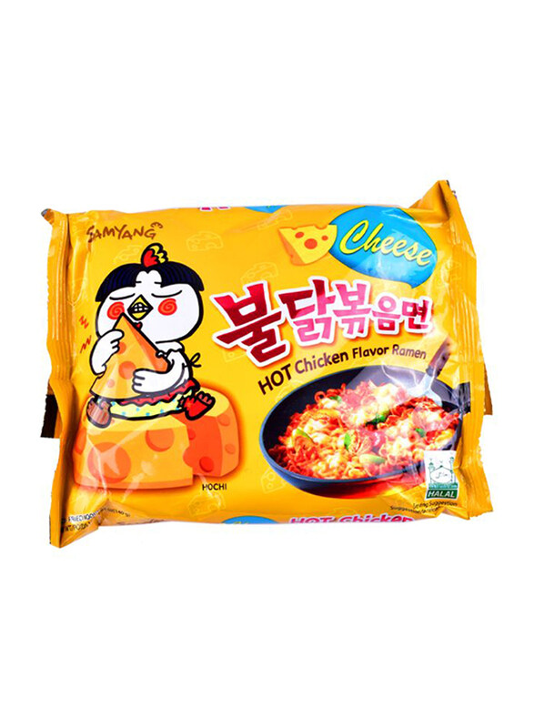 

Samyang Cheese Korean Hot Chicken Noodles Ramen, 140g