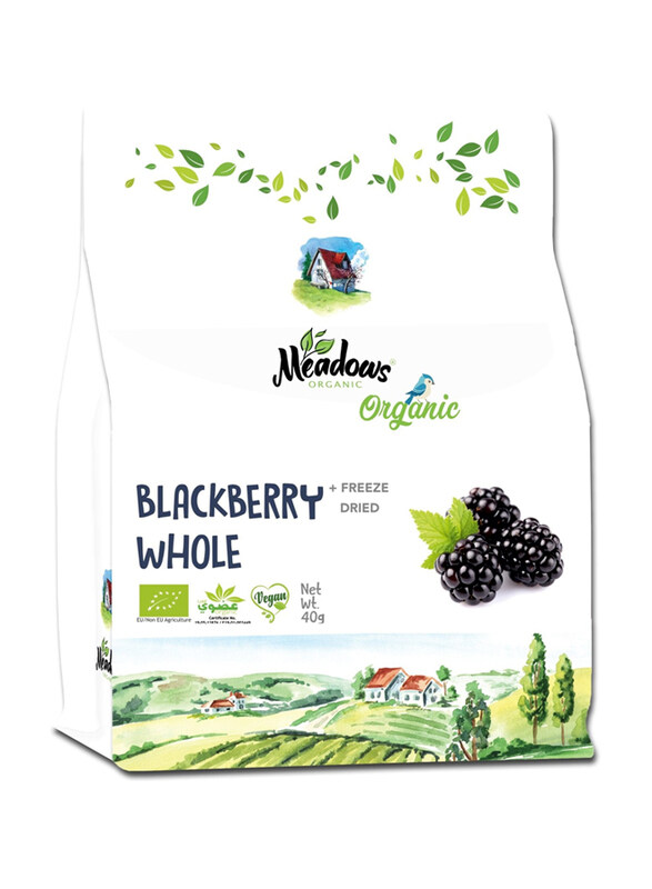 

Meadows Freeze Dried Organic Blackberry Whole, 40g