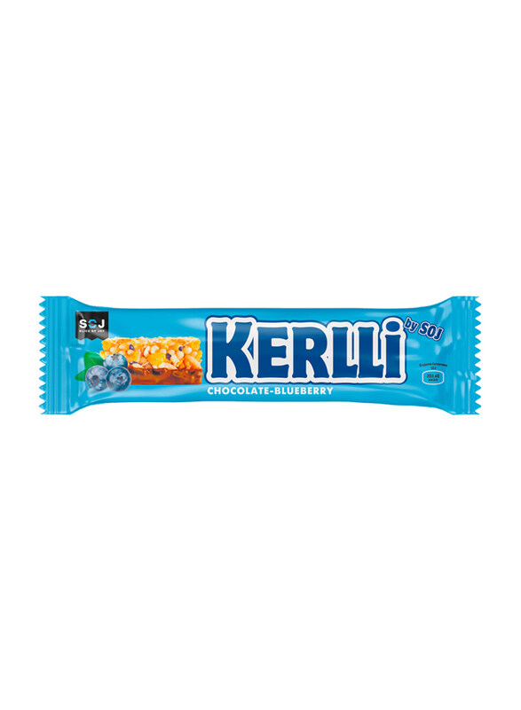 

SOJ Kerlli Cereal Bar with Blueberry, 50g