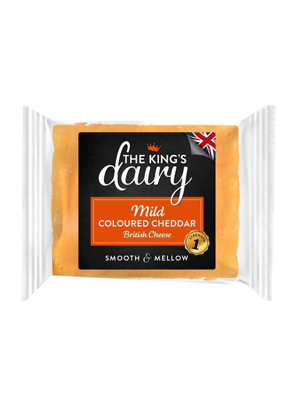 The King's Dairy Mild Coloured Cheddar Cheese, 200g