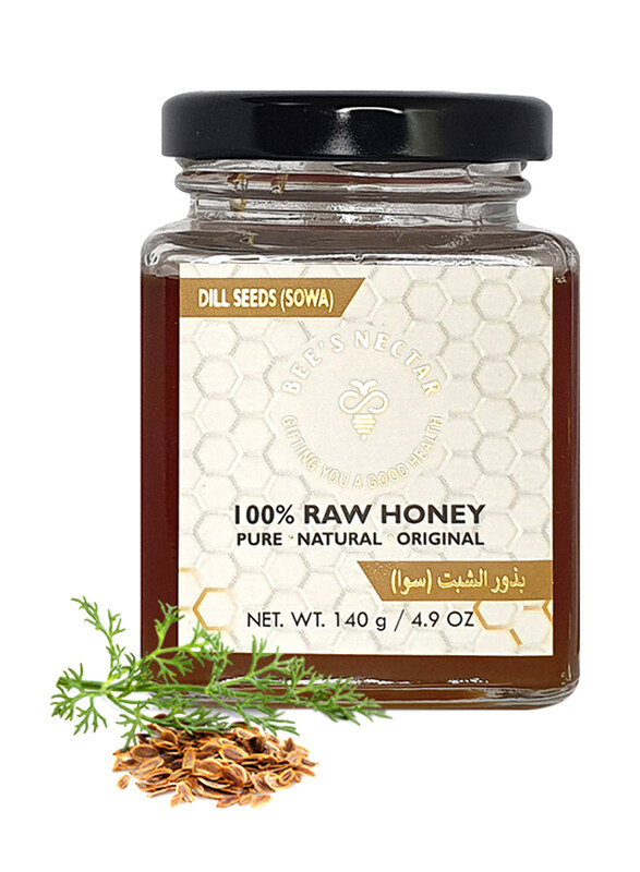 

Bee's Nectar Organic Natural Dill Seed (Sowa) Honey, 260g