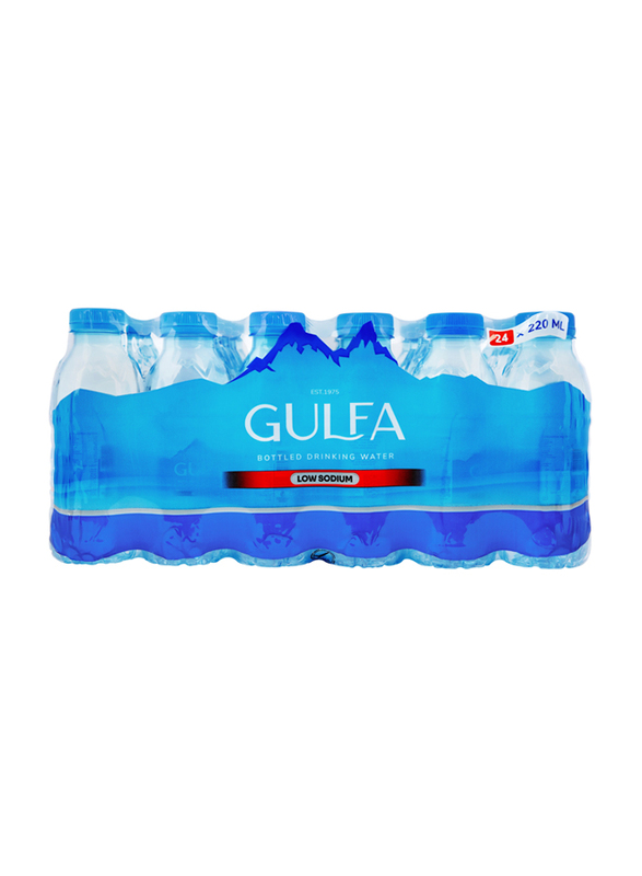 Gulfa Drinking Water Bottled, 24 x 220ml