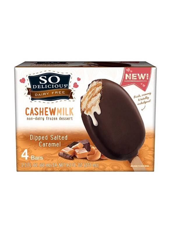 

So Delicious Dairy Free Dipped Salted Caramel Frozen Dessert, 272ml