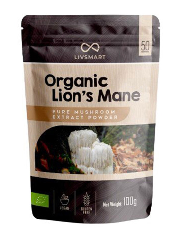 

Livsmart Organic Lions Mane, 100g