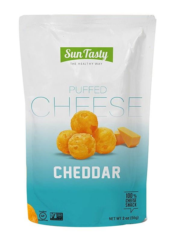 Sun Tasty Puffed Cheddar Cheese, 56g