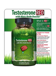 Irwin Naturals Testosterone RED With Nitric Oxide Booster, 120 Liquid Soft-Gels
