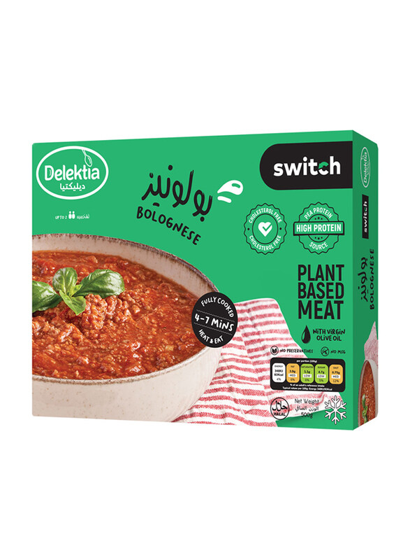 

Delektia Switch Bolognese Frozen Meal, 500g