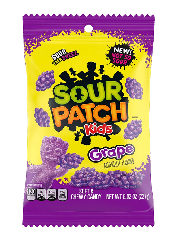 Sour Patch Kids Grape Candy, 226g