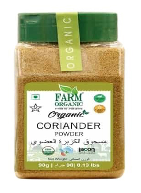 

Farm Organic Gluten Free Coriander Powder, 90g