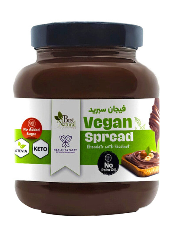 

Healthy & Tasty Vegan Hazelnut Chocolate Spread, 350g